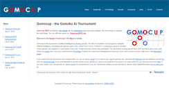 Desktop Screenshot of gomocup.org